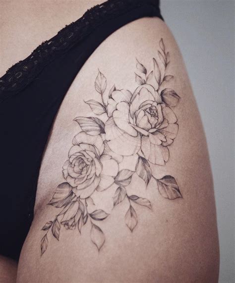 thigh tattoos no flowers|Top 10 non floral hip tattoos ideas and inspiration